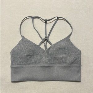ALO YOGA Gray Women's Intimate Bralette Size Medium